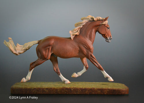 Torran, Chestnut painted by Lynn Fraley