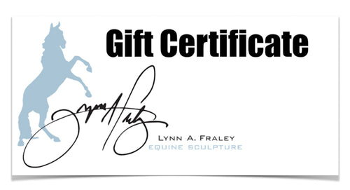 Gift Certificate to lynnafraley.com variety of denominations available starting at