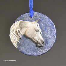 Load image into Gallery viewer, Ornament, Painted by L Fraley, Dappled Grey