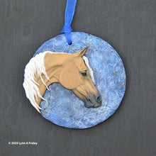 Load image into Gallery viewer, Ornament, Painted by L Fraley, Palomino