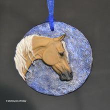 Load image into Gallery viewer, Ornament, Painted by L Fraley, Palomino