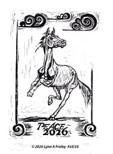 Load image into Gallery viewer, “Peace Horse“ limited edition handmade print
