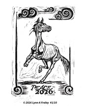 Load image into Gallery viewer, “Peace Horse“ limited edition handmade print