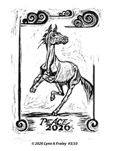 Load image into Gallery viewer, “Peace Horse“ limited edition handmade print