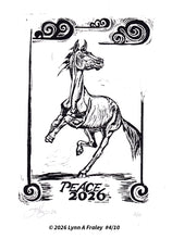 Load image into Gallery viewer, “Peace Horse“ limited edition handmade print