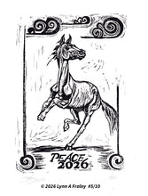 Load image into Gallery viewer, “Peace Horse“ limited edition handmade print