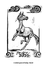 Load image into Gallery viewer, “Peace Horse“ limited edition handmade print
