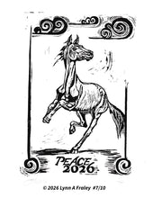 Load image into Gallery viewer, “Peace Horse“ limited edition handmade print