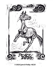 Load image into Gallery viewer, “Peace Horse“ limited edition handmade print