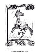 Load image into Gallery viewer, “Peace Horse“ limited edition handmade print