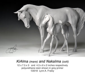 KiAlma and NakaIma, mare & foal set